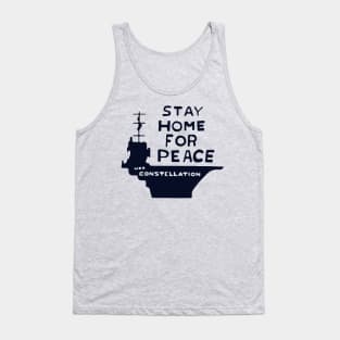 Stay Home For Peace // Joan Baez Hippie Tribute Tank Top